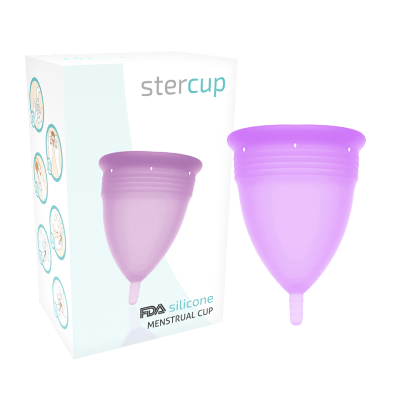 STERCUP menstrualna čašica ljubičaste boje, veličina L