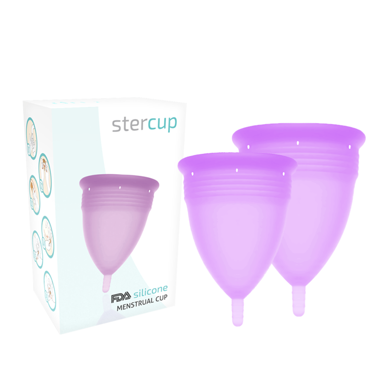 Menstrualna čašica od silikona s FDA certifikatom, veličine S i L, udobna za nošenje do 12 sati STERCUP