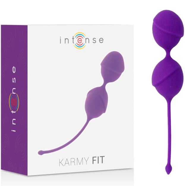 INTENSE Karmy Fit silikonske vaginalne kuglice, lila
