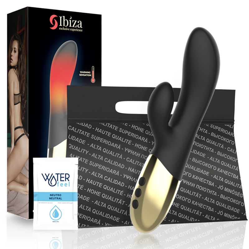 Grijaći rabbit vibrator s 10 programa za G točku i klitoris IBIZA TECHNOLOGY