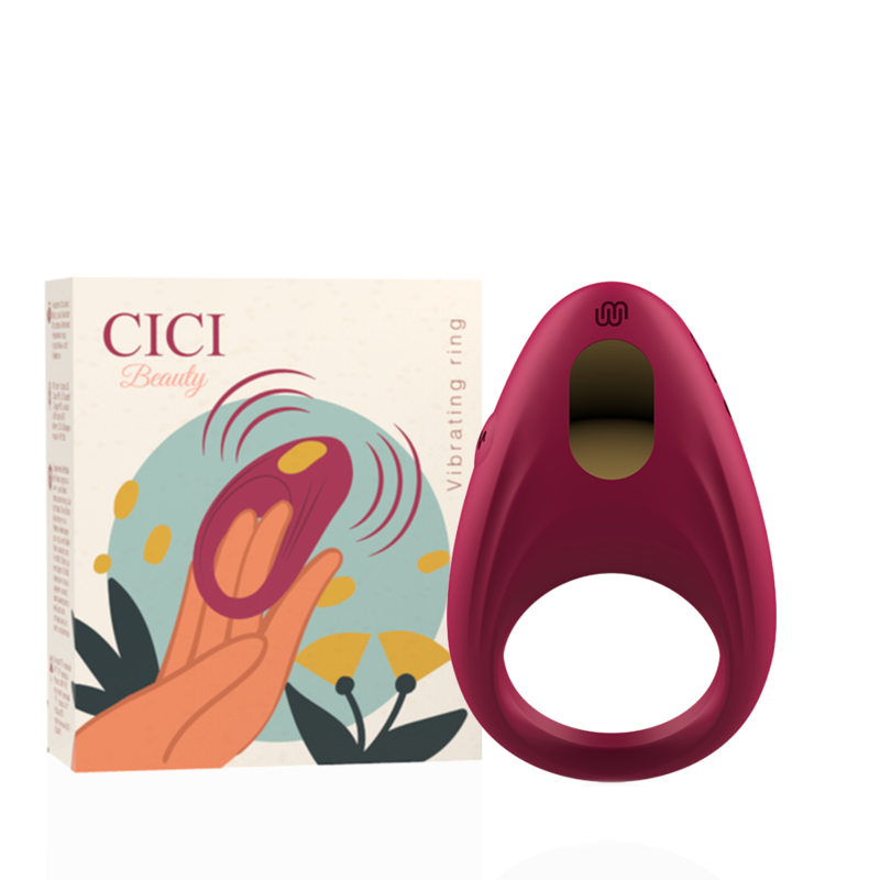 CICI BEAUTY vibrirajući penisni prsten od silikona