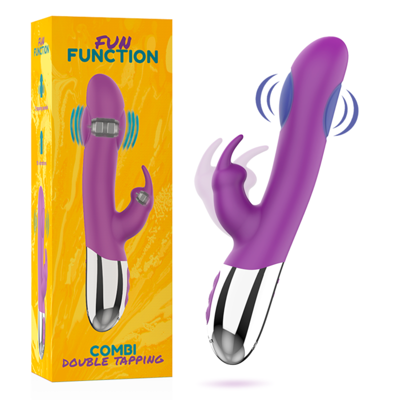 FUN FUNCTION Combi Double Tapping vibrator za dvostruku stimulaciju