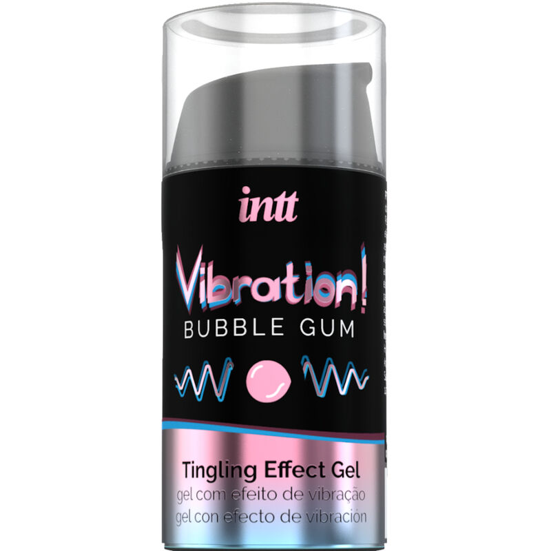INTT Vibration Bubble Gum intimni gel s okusom žvakaće gume, 15 ml