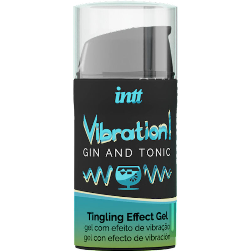 INTT stimulacijski gel s okusom gin tonika, 15 ml