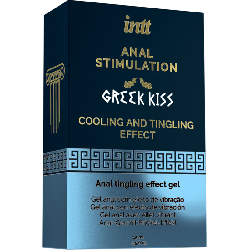 INTT Greek Kiss stimulirajući analni gel s okusom mente, 15 ml