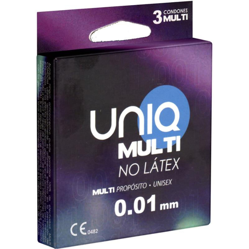 UNIQ MULTI kondomi bez lateksa, 3 komada