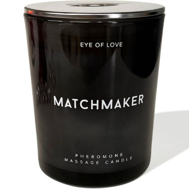 EYE OF LOVE Matchmaker Black Diamond svijeća za masažu, 150 ml