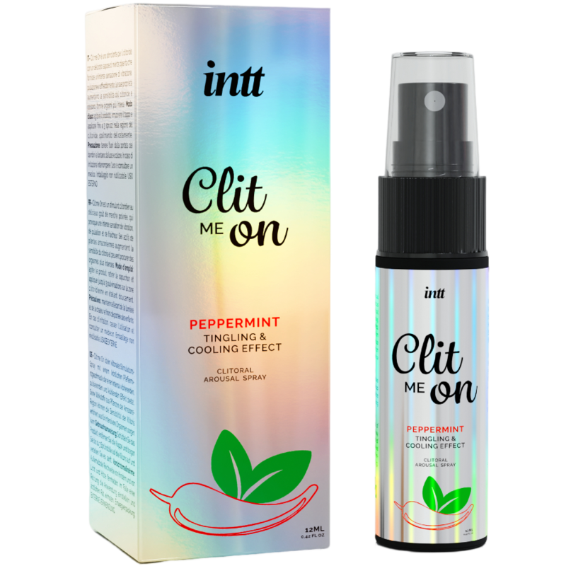 INTT RELEASES Clit Me On sprej s okusom mente, 12 ml