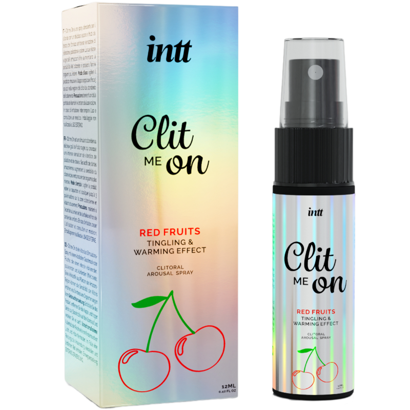 INTT Releases Clit Me On sprej za stimulaciju klitorisa s okusom crvenog voća, 12 ml
