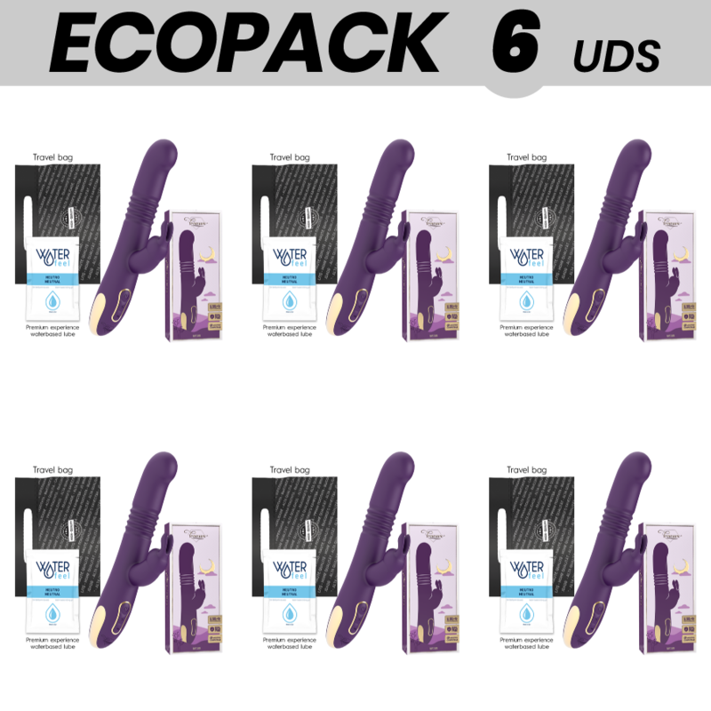 Ecopack 6 Komada Treasure Bastian Rabbit Up Down, Rotacijski Vibrator Kompatibilan S Tehnologijom Watchme Wireless