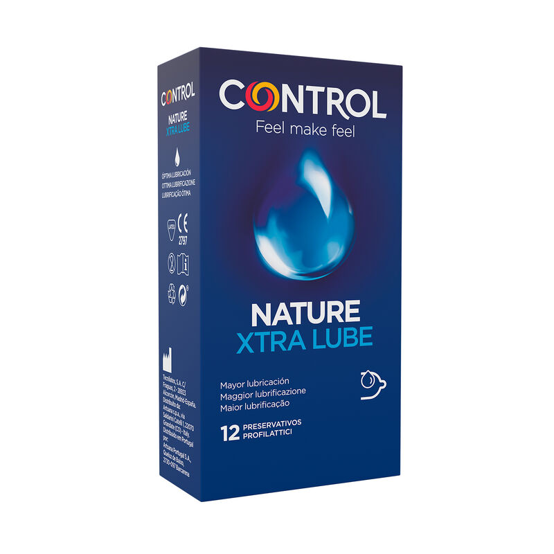 CONTROL Adapta Nature Extralube standardni kondomi, 12 komada