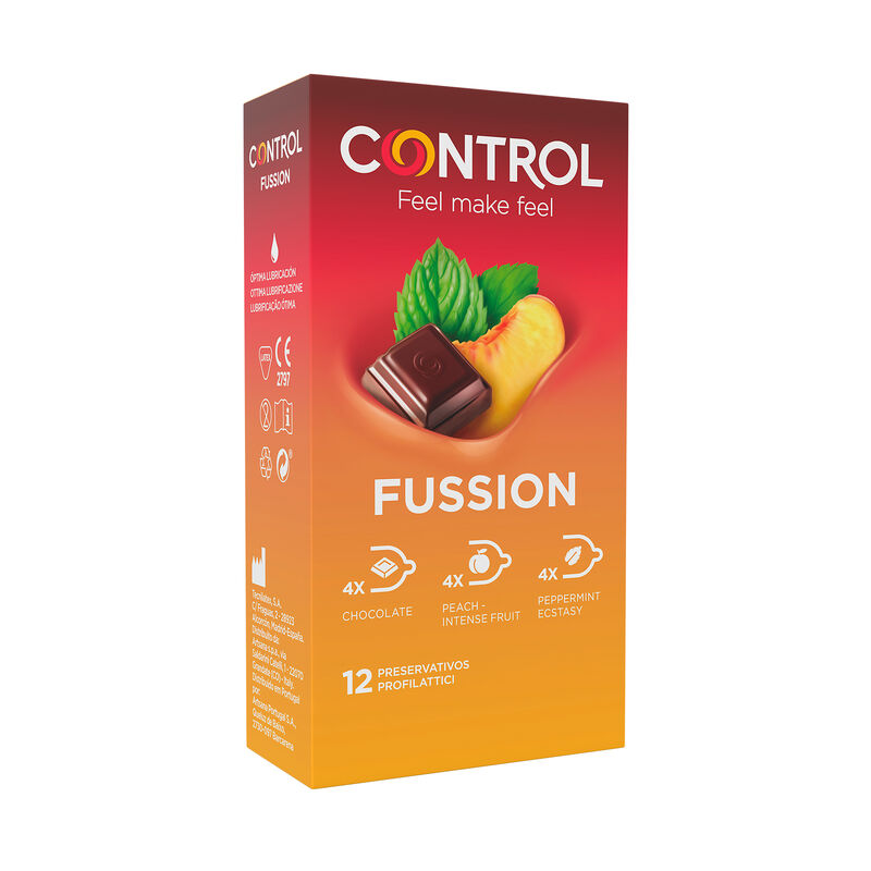 CONTROL Fussion kondomi s okusom, 12 komada
