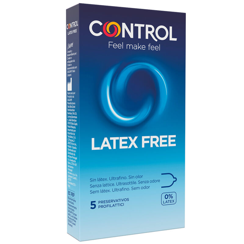 CONTROL Free kondomi od poliuretana bez lateksa, 5 komada
