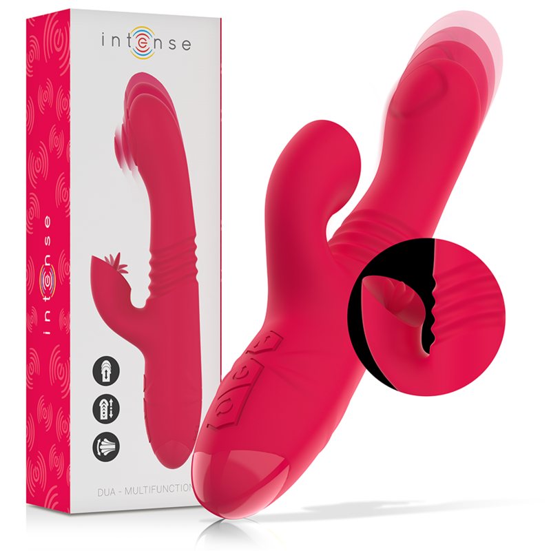 INTENSE DUA rabbit vibrator s pokretom gore dolje