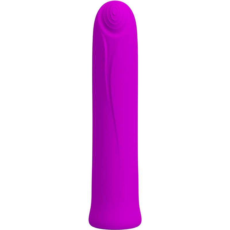 Pretty Love Curtis mini vibrator od silikona, ljubičasti