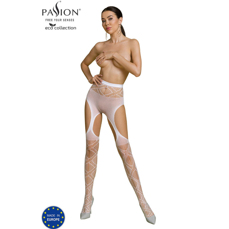 PASSION Eco Collection Bodystocking in Weiß · Veličina: Univerzalna veličina · Boja: BIJELA