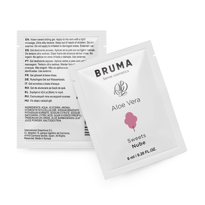 BRUMA lubrikant s aloe verom i okusom slatkiša, 6 ml
