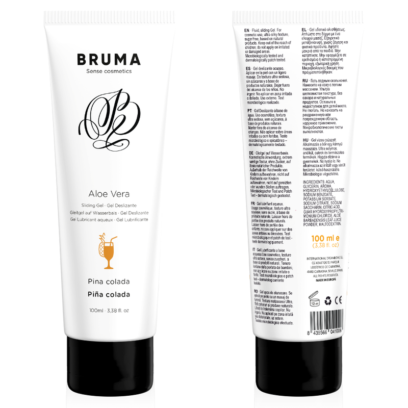BRUMA lubrikant s okusom aloe vere i piña colade, 100 ml