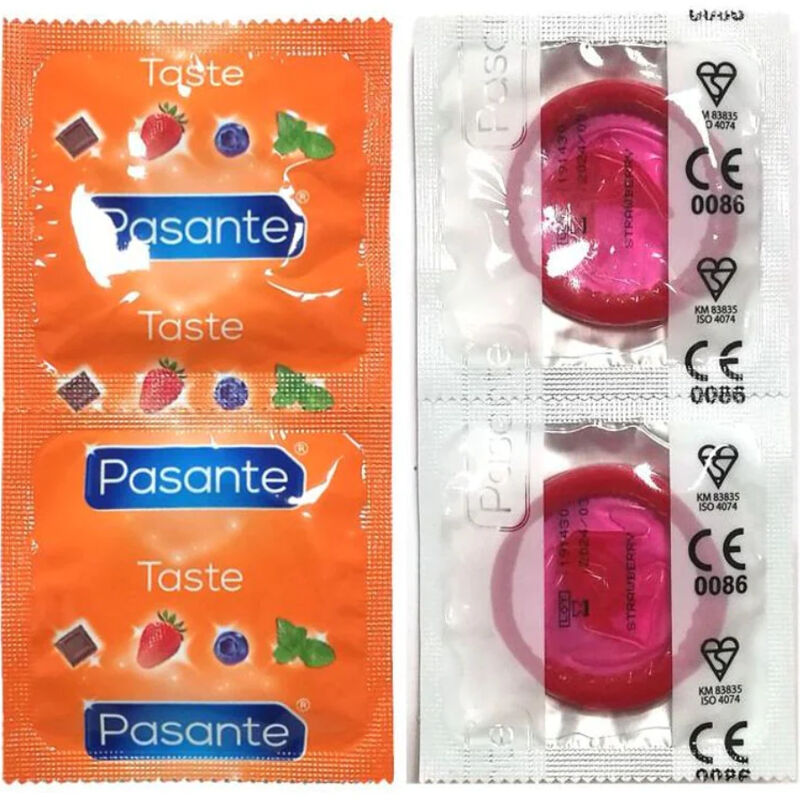 Pasante kondomi s okusom jagode, 144 komada