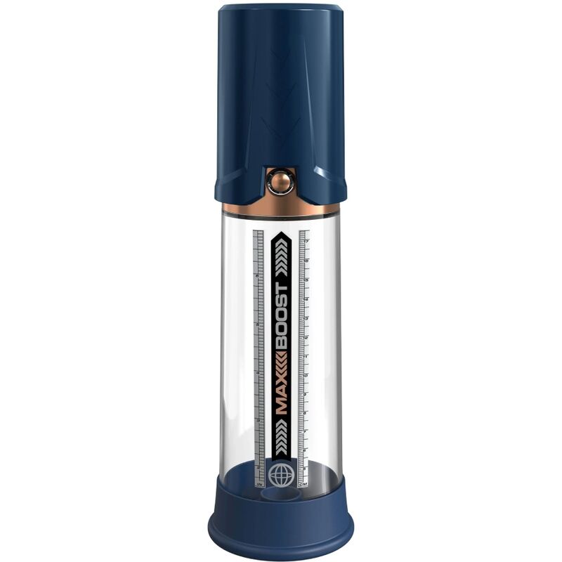 PUMP WORX Max Boost, plava vakuumska pumpa za penis