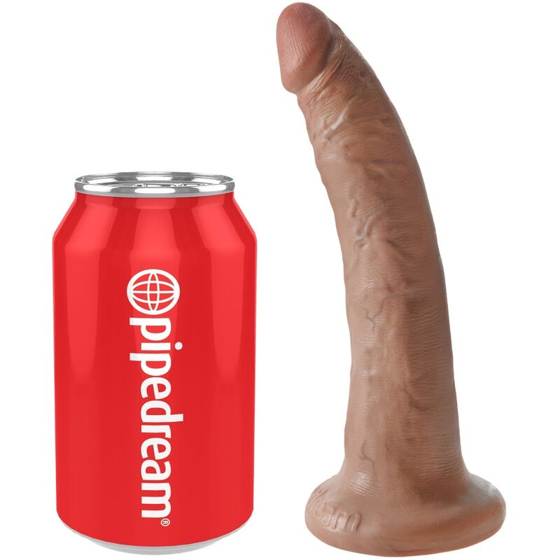 KING COCK dildo za pojas 17,5 cm, karamel