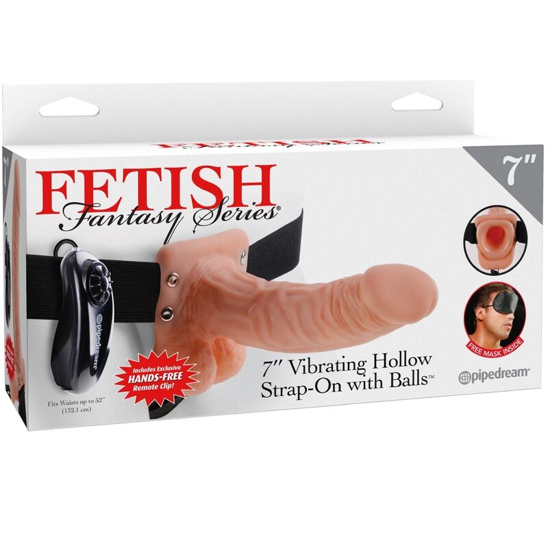 Fetish Fantasy Series set strap on s daljinskim upravljačem, 17,8 cm