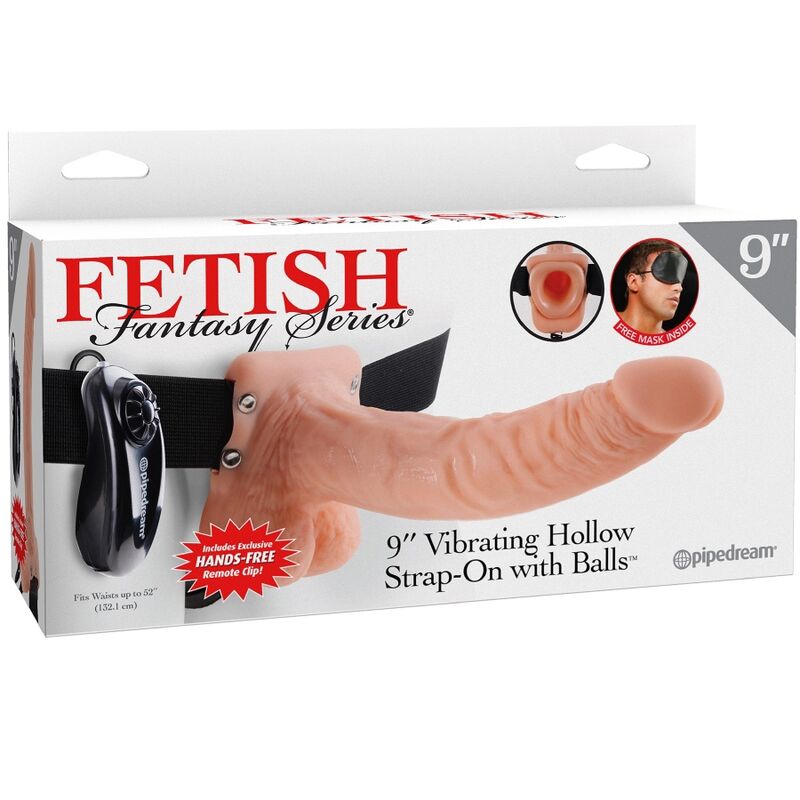 Fetish Fantasy Series strap on set s daljinskim upravljačem, 24 cm