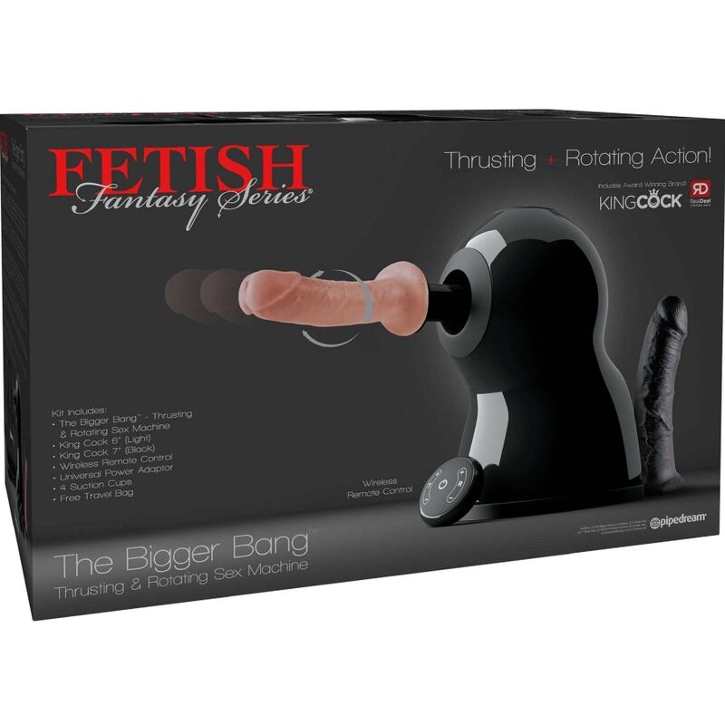 Fetish Fantasy Bigger Bang seks mašina s rotacijom