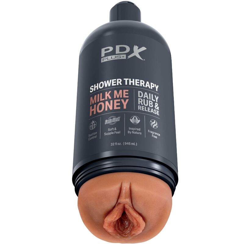 PDX PLUS Shower Therapy masturbator u obliku bočice šampona
