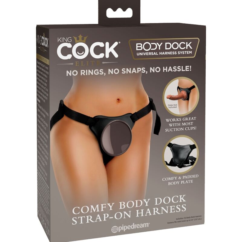 KING COCK Elite podesivi strapon s Body Dock sustavom