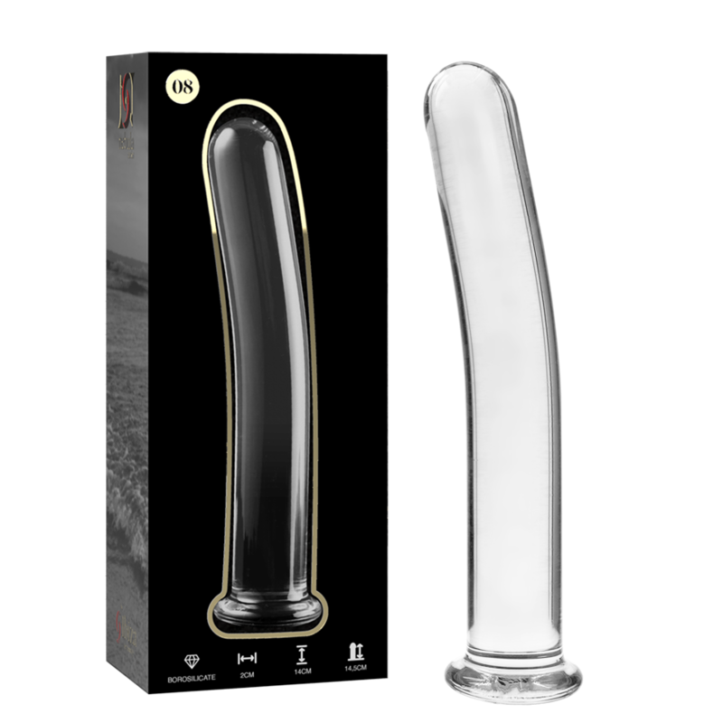 NEBULA SERIES BY IBIZA Model 8 stakleni dildo · Veličina: VELIČINA 1 · Boja: PROZIRNA