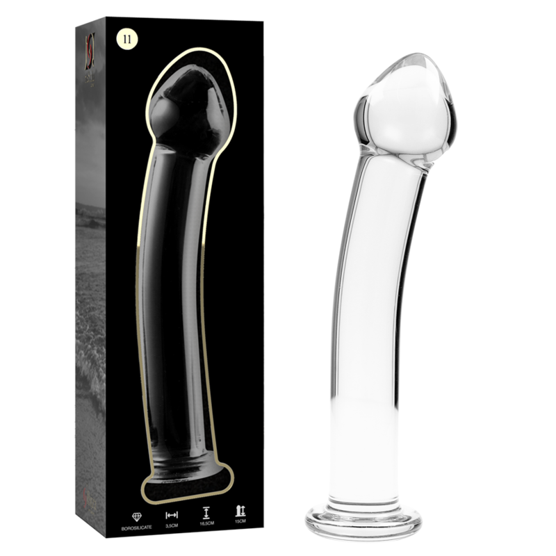 Stakleni dildo NEBULA SERIES BY IBIZA, model 11, proziran