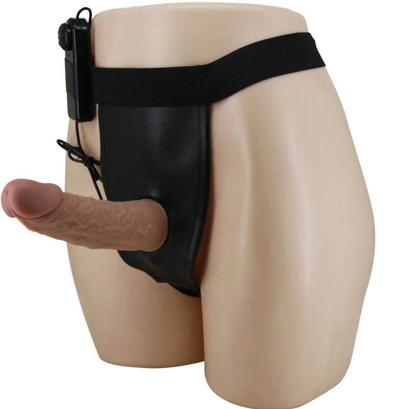 Pretty Love strap-on set s podesivim harnessom i vibrirajućim vibratorom