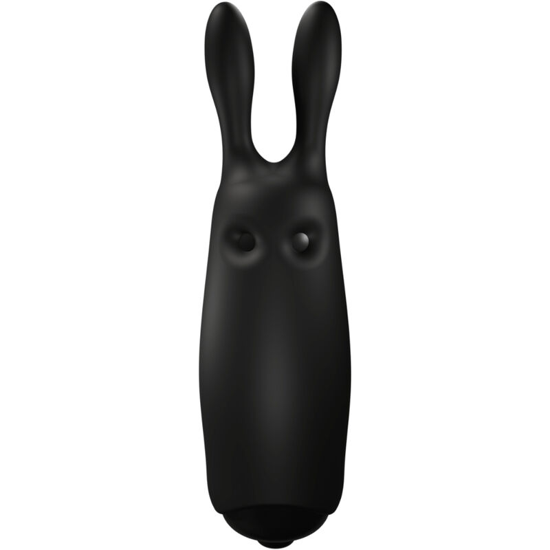 Mini vibrator u obliku zečića za stimulaciju klitorisa, crni ADRIEN LASTIC