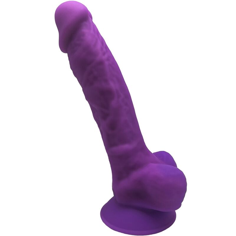 Realistični dildo 17,5 cm s vakuumskom čašicom i silikonom dvostruke gustoće SILEXD
