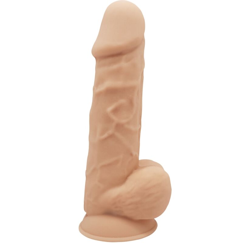 Realistični silikonski vibrator od 21,5 cm s daljinskim upravljačem i vakuumskom čašicom SILEXD