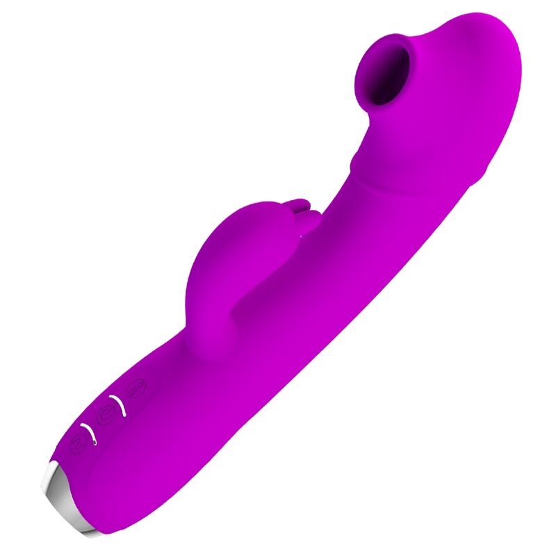 Pretty Love Regina Vibrator S Usisnom Čašicom Na Punjenje, Ljubičasti