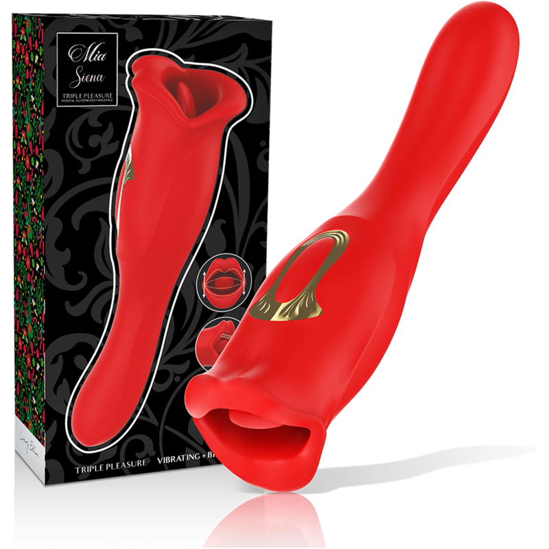 MIA Siena vibrator za klitoris s vibracijama i funkcijom grickanja