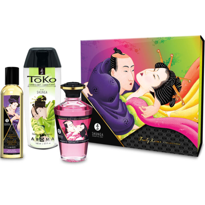 Shunga Fruity Kisses poklon set za masažu