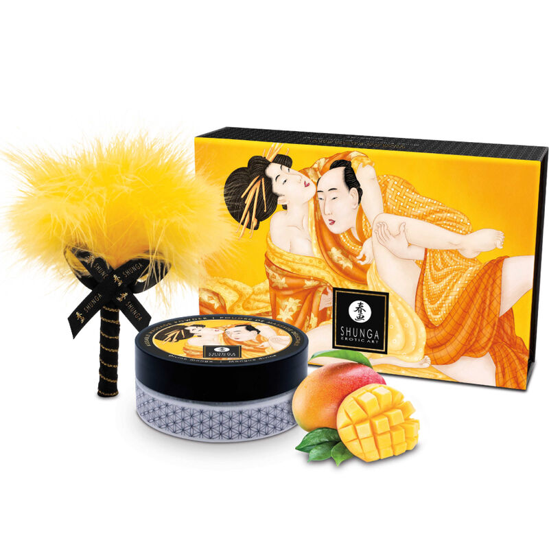 Shunga Body Power masažni puder s mirisom manga, 75 g