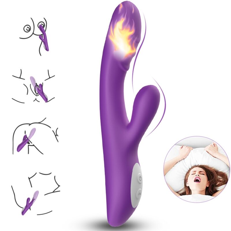 ARMONY Spark vibrator za G-točku s funkcijom grijanja, ljubičasti