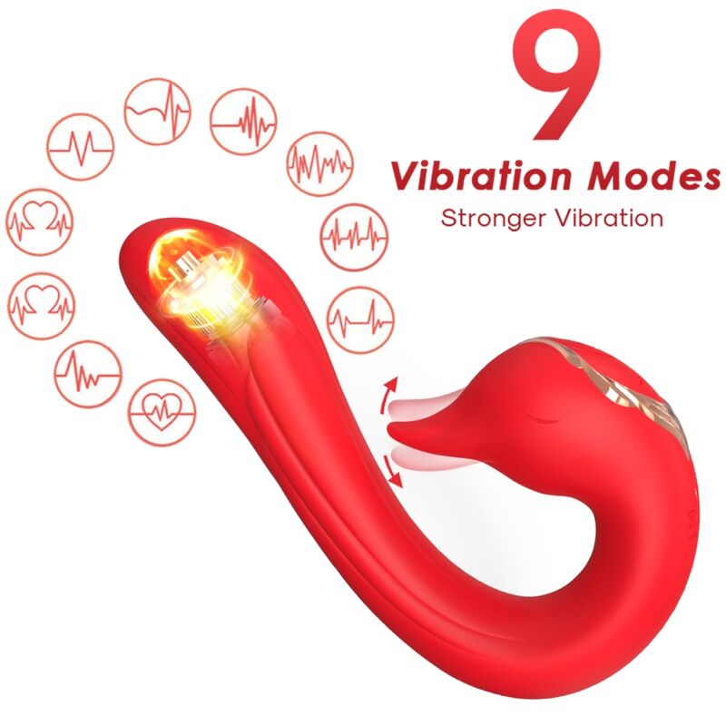ARMONY Delfin vibrator s podesivim vratom