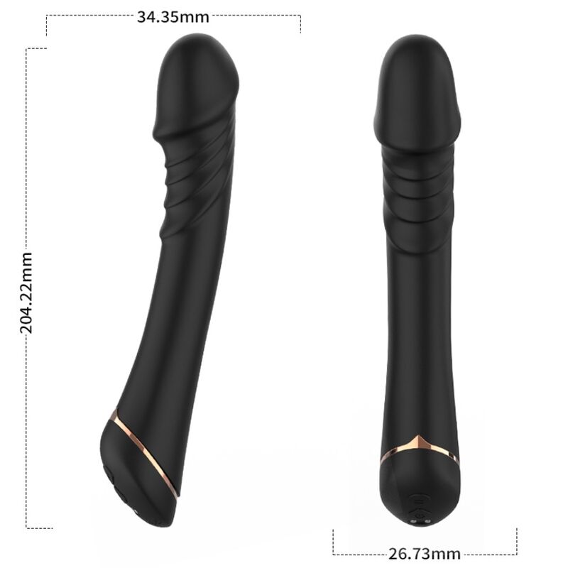 ARMONY realistični vibrator, crni
