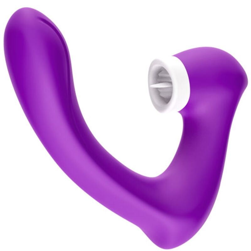 ARMONY Secretkiss vibrator s tlačnim valovima, ljubičasti