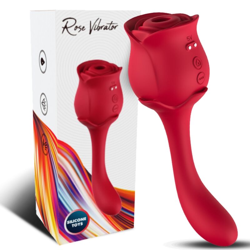 ARMONY RoseLover vibrator u obliku ruže, crveni