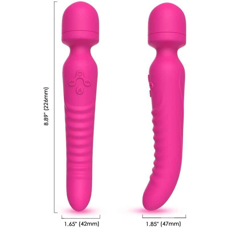 ARMONY Mission vibrator za klitoris s funkcijom zagrijavanja, fuksija