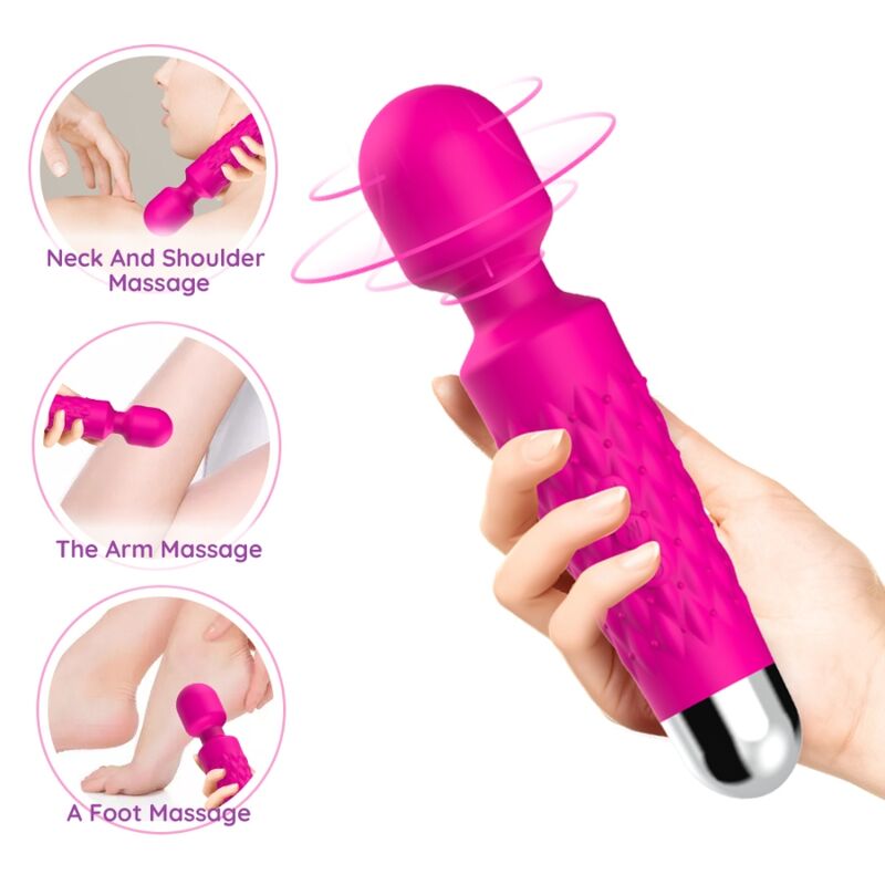 ARMONY Postman vibrator za klitoris s fleksibilnom glavom, fuksija