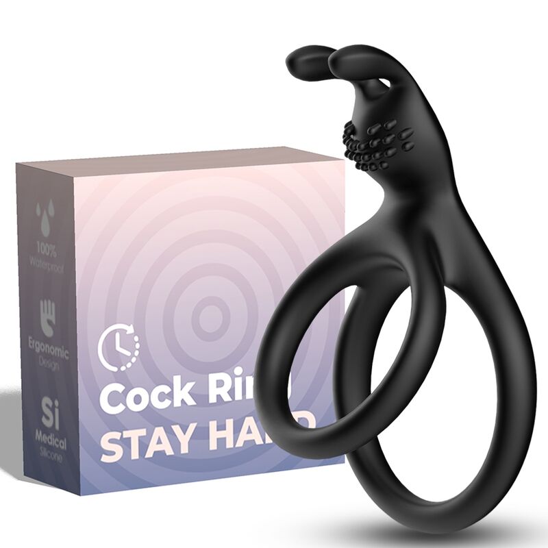 ARMONY Tensy Double Rabbit Ring, prsten za penis bez vibracija
