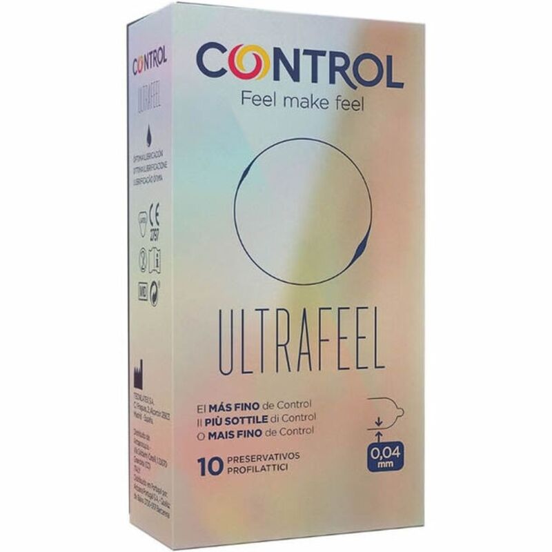 CONTROL Adapta Finissimo Ultrafeel tanki kondomi, 10 komada