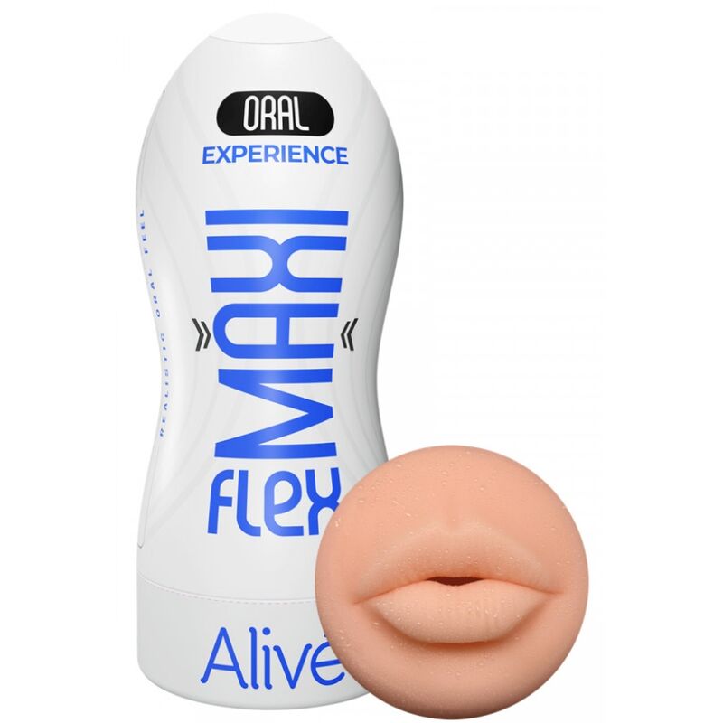 Maxi masturbator veličine L s realističnom simulacijom oralnog seksa ALIVE